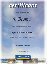 Certificaat algemene meteorologie